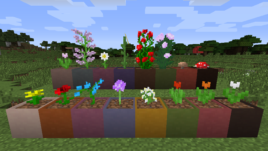 Modular Flower Pots Mod