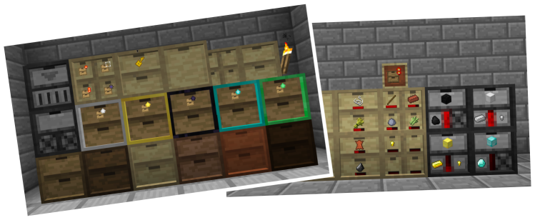 My new mod Functional Storage is already out for 1.18.1, an alternative  take on the Storage Drawers storage solution with a lil bit of *spice* :  r/feedthebeast