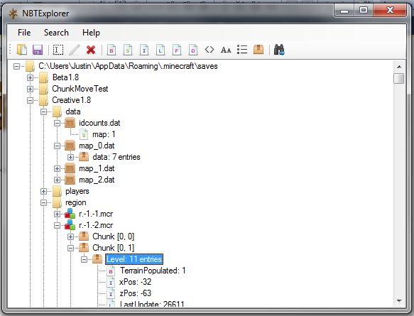 Nbtexplorer Nbt Editor For Windows And Mac Minecraft Tools Mapping And Modding Java Edition Minecraft Forum Minecraft Forum